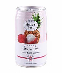 Melro´s Best Ananas-Litschi Direktsaft (