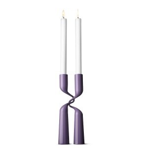 Menu Kerzenständer DOUBLE violett