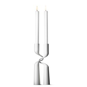 Menu Kerzenständer DOUBLE weiss