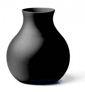 Menu Living Room Gummivase schwarz