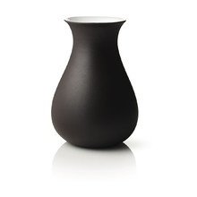 Menu - Steingutvase Organic, 20 cm, schw