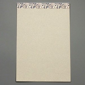 Menükarte Kashmira, creme