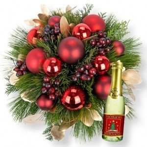 Merry Christmas und Xmas-Goldtraum-Picco