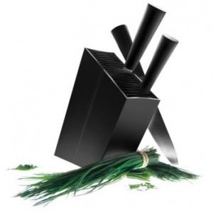 Messerblock schräg schwarz 515290 von ev