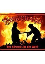 Metal sign Feuerwehr Job