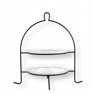 Metall 2er Etagere (38cm)