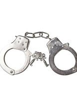 Metall Handschellen vernickelt