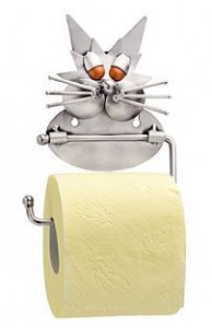 Metall Toilettenpapierhalter im Design e