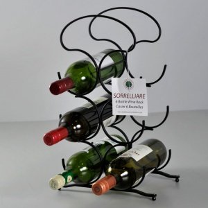 Metall-Weinregal CIRCLE für 6 Flaschen, 