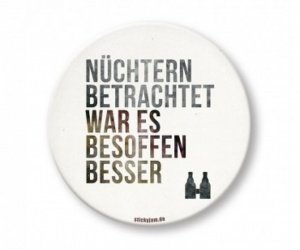 Metallbutton - Nüchtern betrachtet