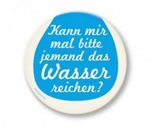 Metallbutton - Wasser