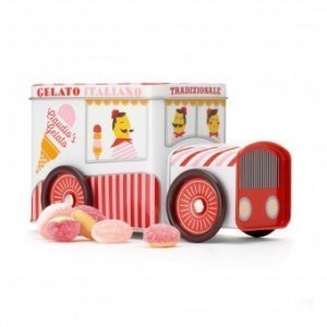 Metalldose mit Süßigkeiten Ice