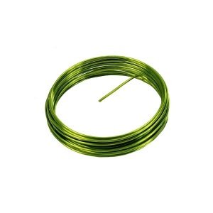 Metalldraht, rund, grün