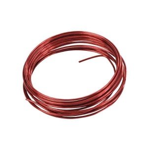 Metalldraht, rund, rot