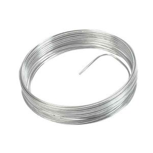 Metalldraht, rund, silber