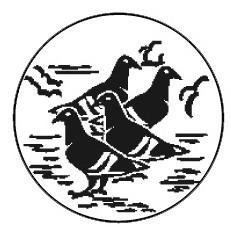 Metallemblem 4 Tauben