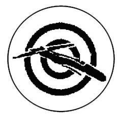 Metallemblem Armbrust