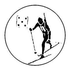 Metallemblem Biathlon