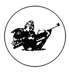 Metallemblem Biathlon