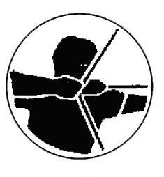 Metallemblem Bogenschütze