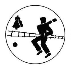 Metallemblem Boßeln