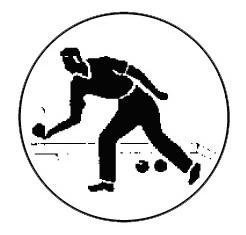 Metallemblem Boule Ø 50mm