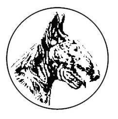 Metallemblem Bullterrier