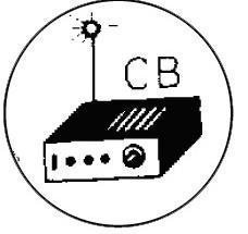 Metallemblem  CB Funk