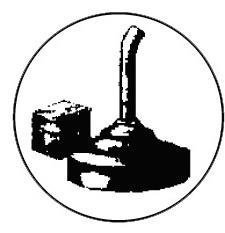 Metallemblem Eisstock