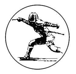Metallemblem Fechten