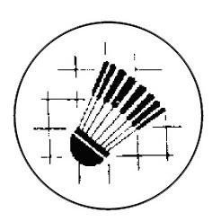 Metallemblem Federball