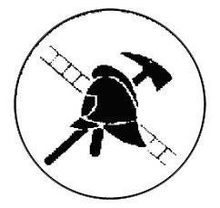 Metallemblem Feuerwehr