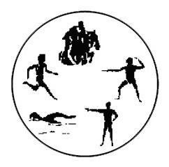 Metallemblem Fünfkampf