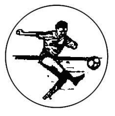 Metallemblem Fußball Herren