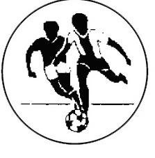 Metallemblem Fußballer