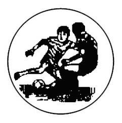 Metallemblem Fußballer