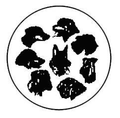 Metallemblem Gebrauchshunde