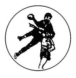 Metallemblem Handball Herren