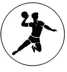 Metallemblem Handballer