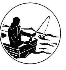 Metallemblem Hochseeangeln