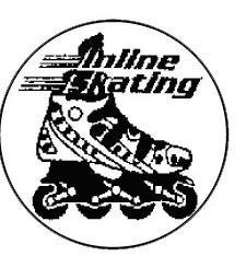 Metallemblem Inline-Skating