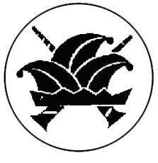 Metallemblem Karneval