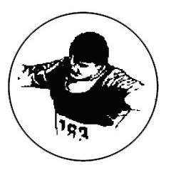 Metallemblem Kugelstoßen He.