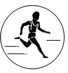 Metallemblem Läufer