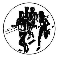 Metallemblem Marathonlauf