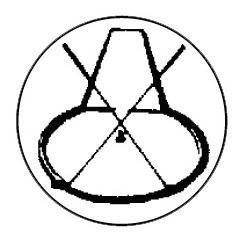 Metallemblem Minigolf