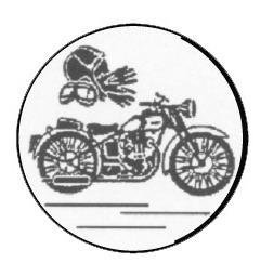 Metallemblem Oldt.-Motorrad
