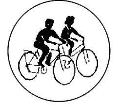 Metallemblem Radwandern