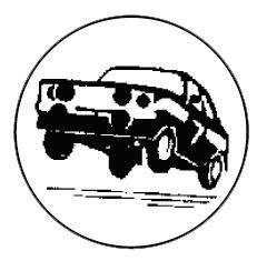 Metallemblem Rallye-Sport