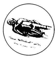 Metallemblem Rennrodel